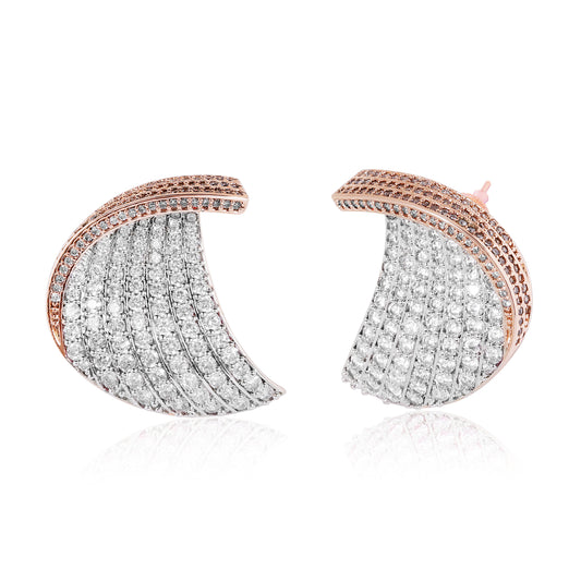 Dreamleaf Earrings - Rose gold