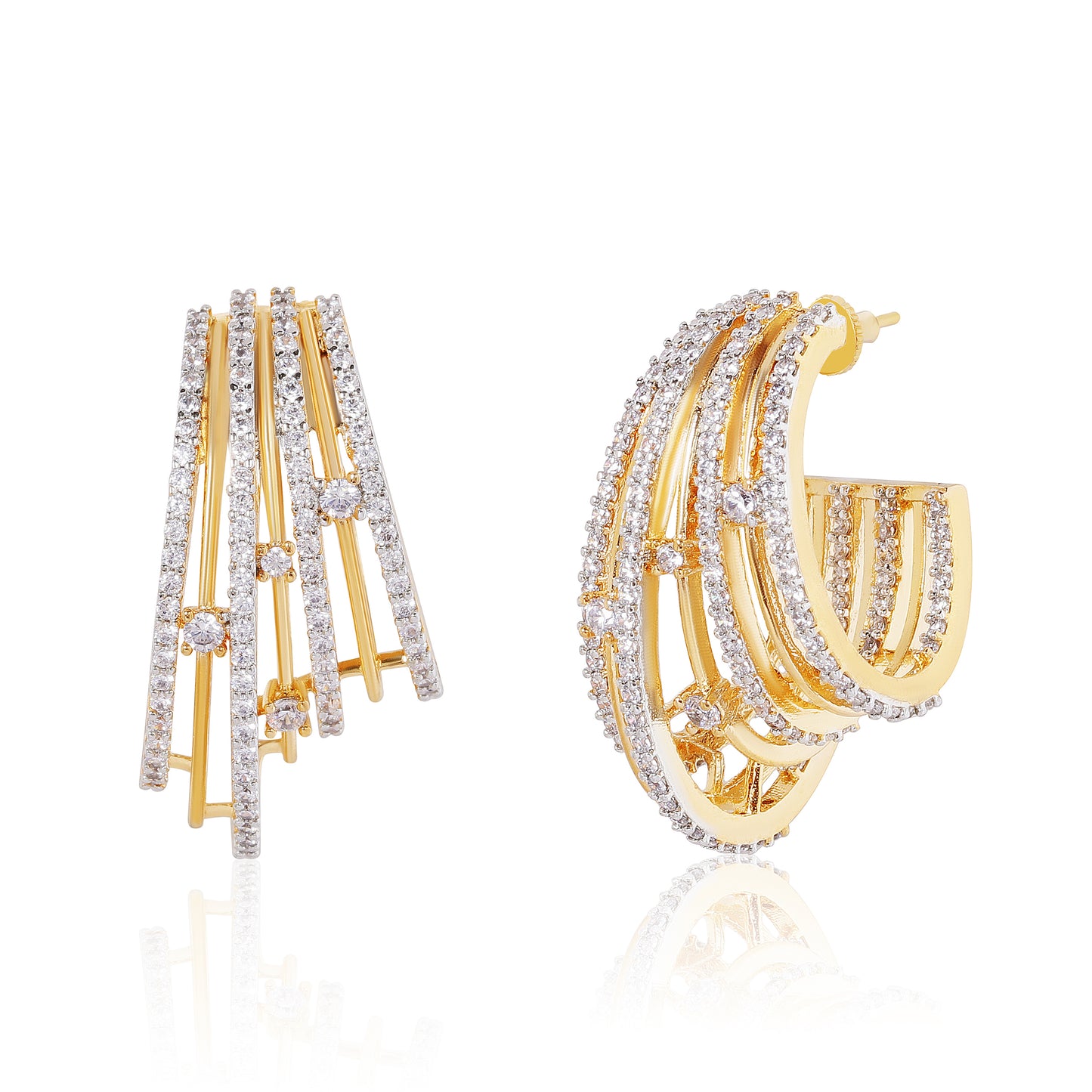 Saira Earrings - gold