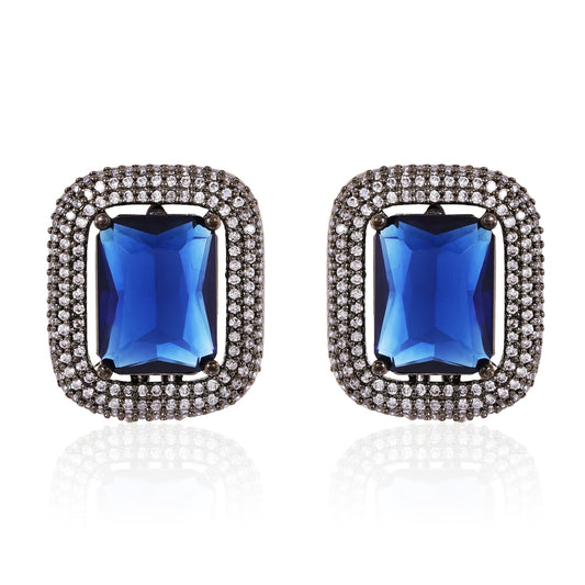 Glitz Studs - Blue