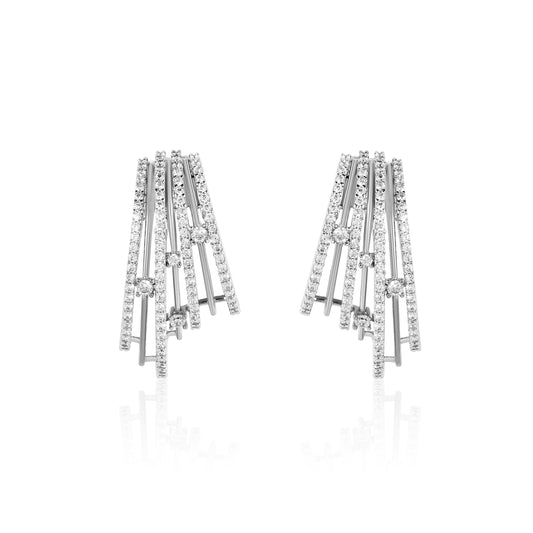 Saira Earrings - silver