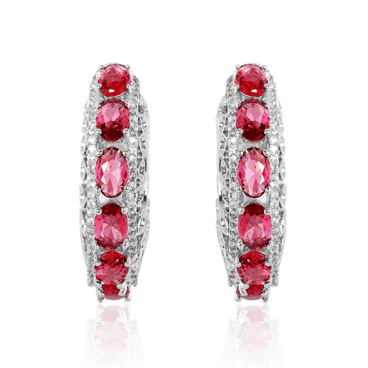 Noorika Hoops - Ruby Red