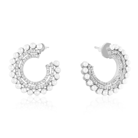 Muna Earrings - Silver