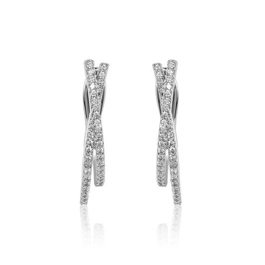 Nayra Hoops - silver