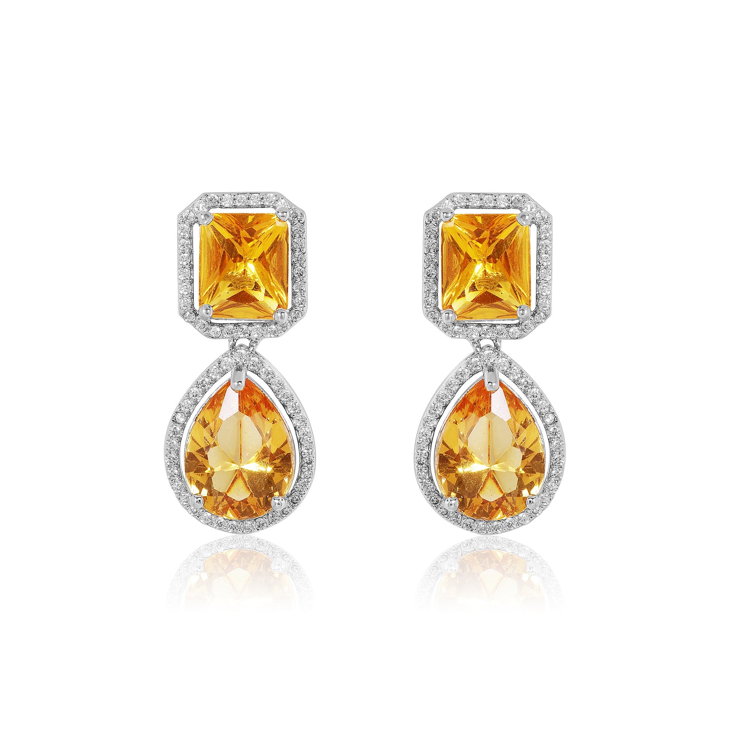 Sara Earrings - Yellow