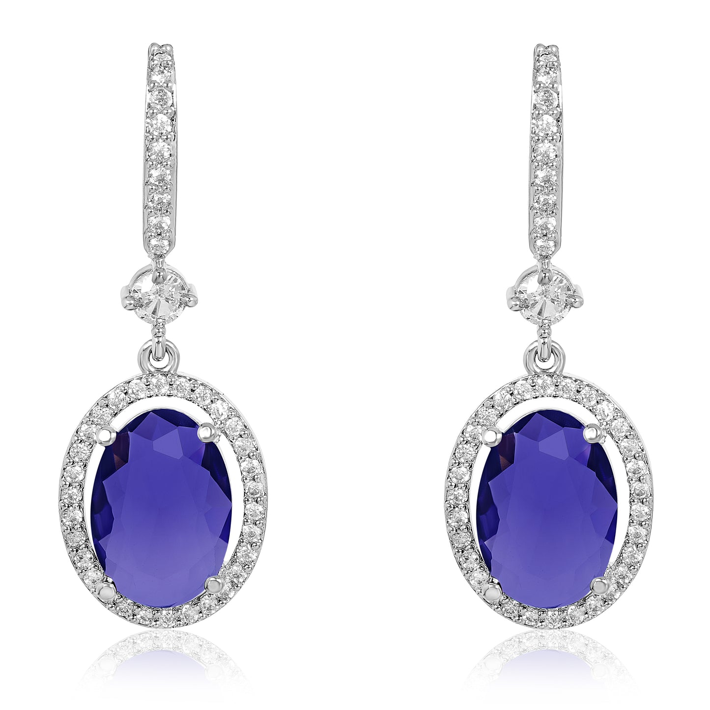 Moonbeam Hook Earrings - Purple