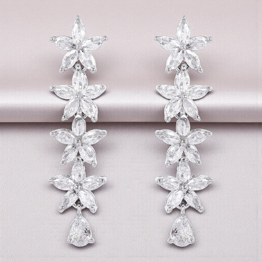 Startrail Diamond Earrings - Marquise
