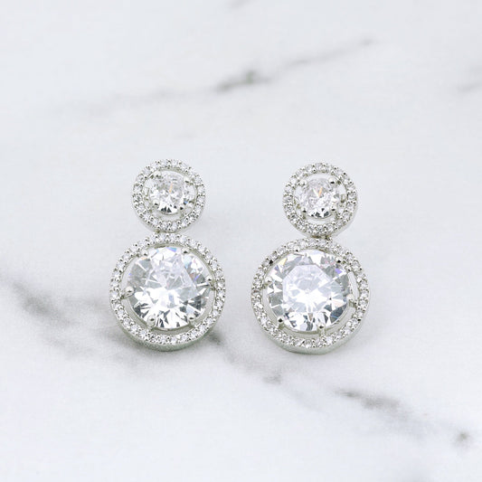 Azra earrings - white