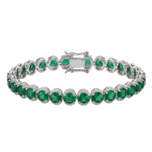 Eden Tennis Bracelet - Green