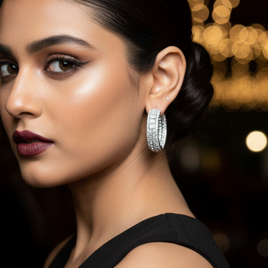 Royal Arc Hoops - Silver