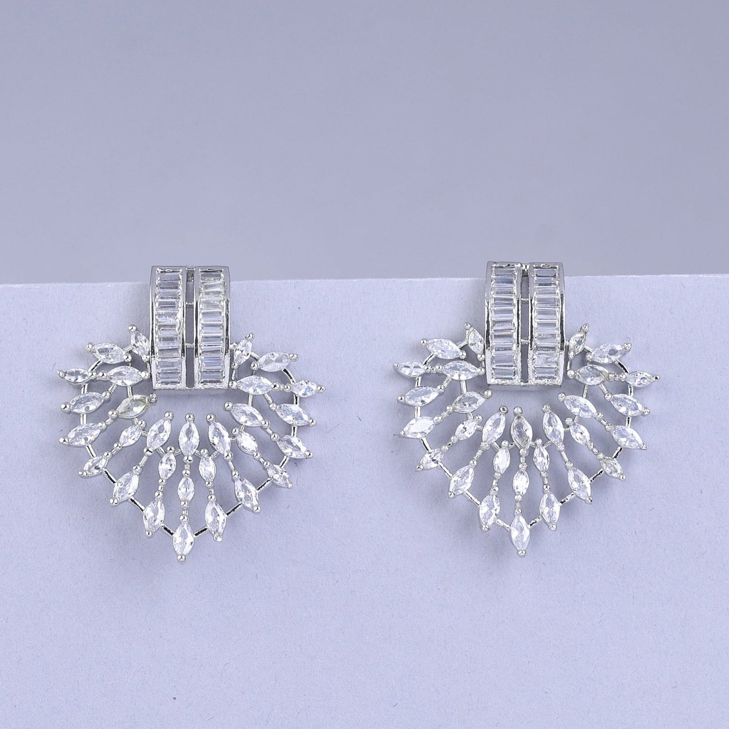 Rose gold hoop earrings