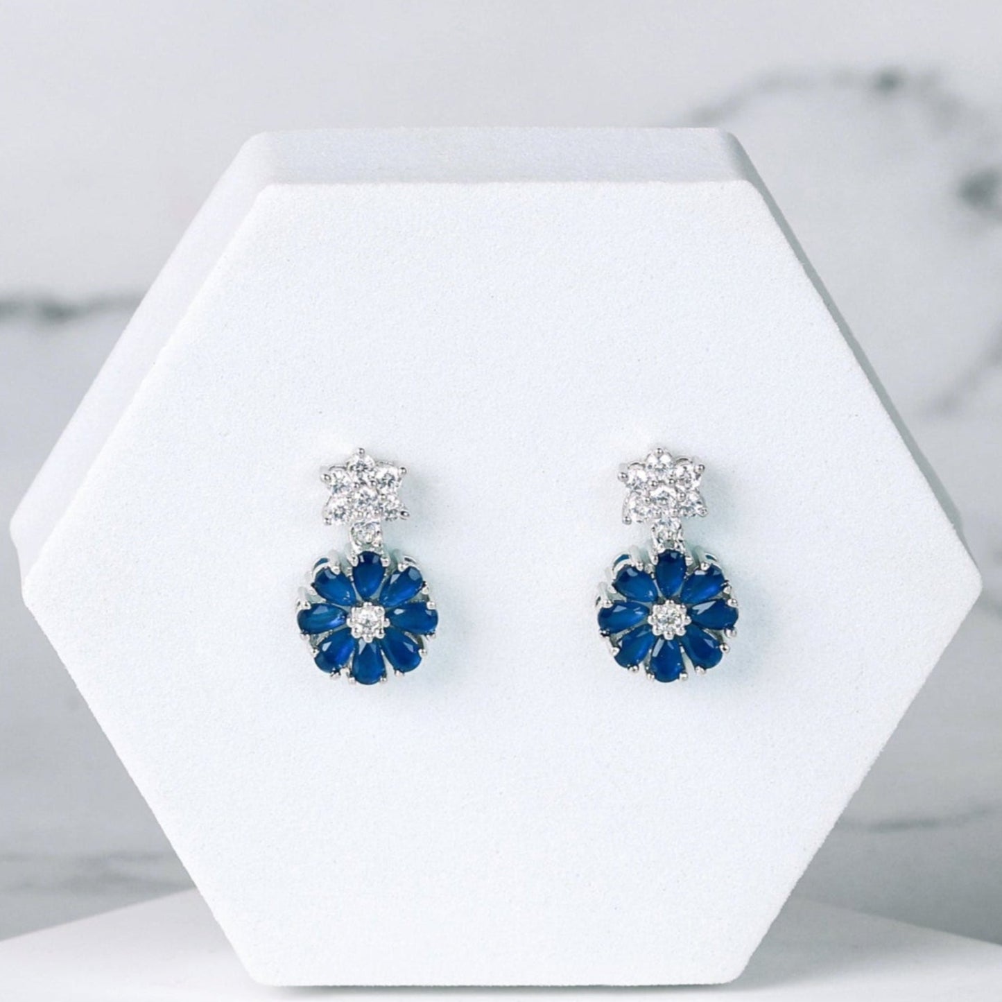 Ira earrings Blue