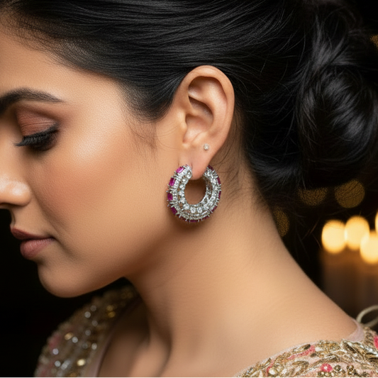 Noorika Hoops - Ruby Red