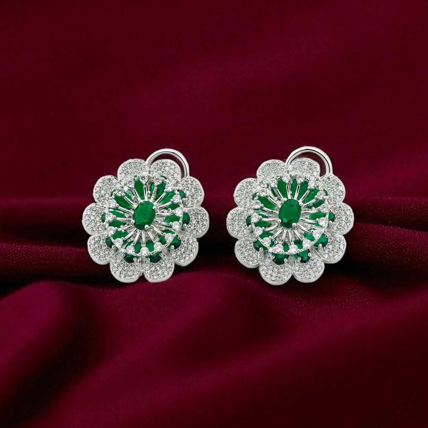 Marias Earrings - Green