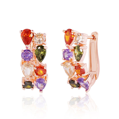 Navratana Earrings - Multicolour