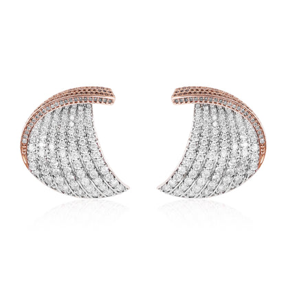 Dreamleaf Earrings - Rose gold