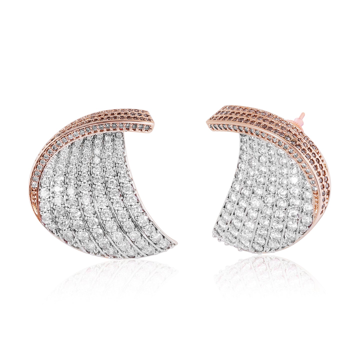 Dreamleaf Earrings - Rose gold