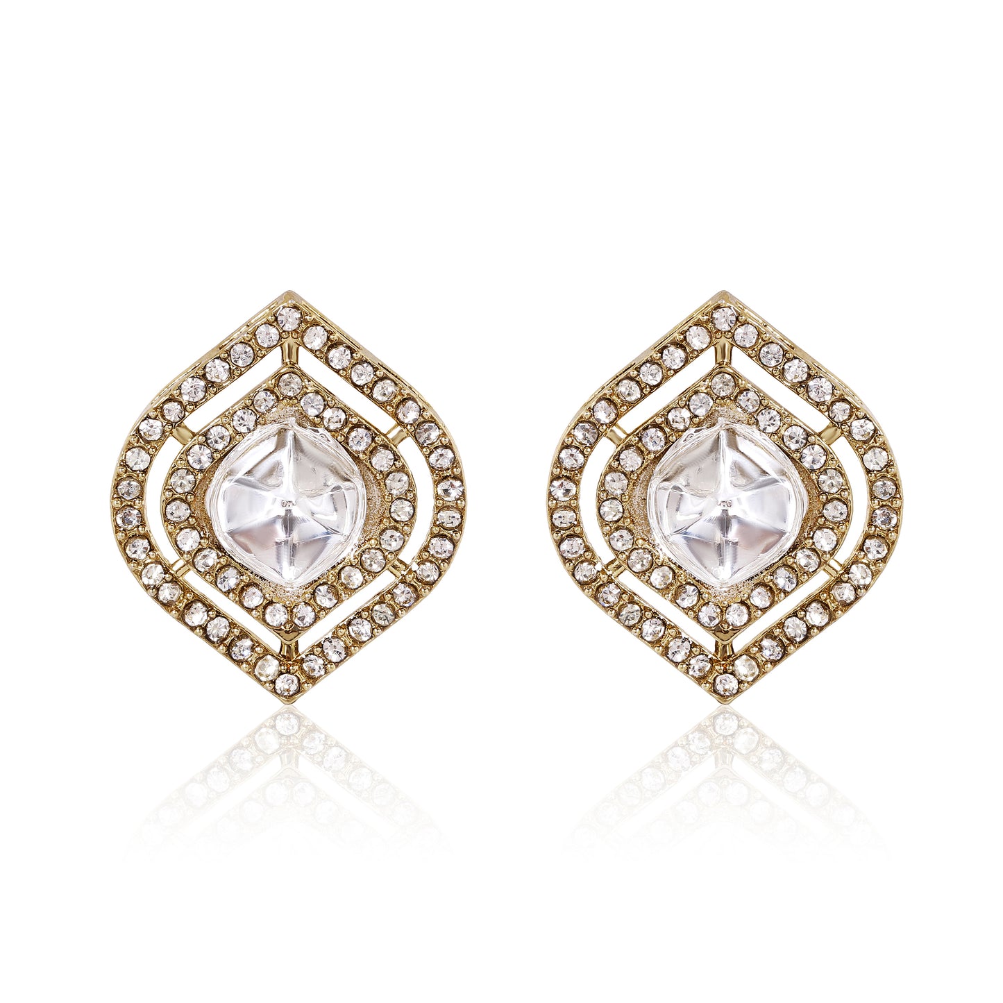 Zarqa studs - Gold