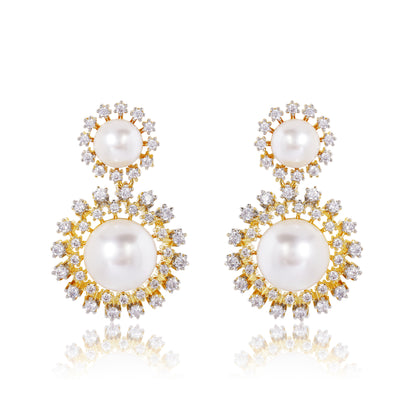 Galaxy Dust Earrings - Gold