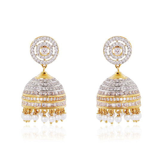 Isha Jhumkas - Gold