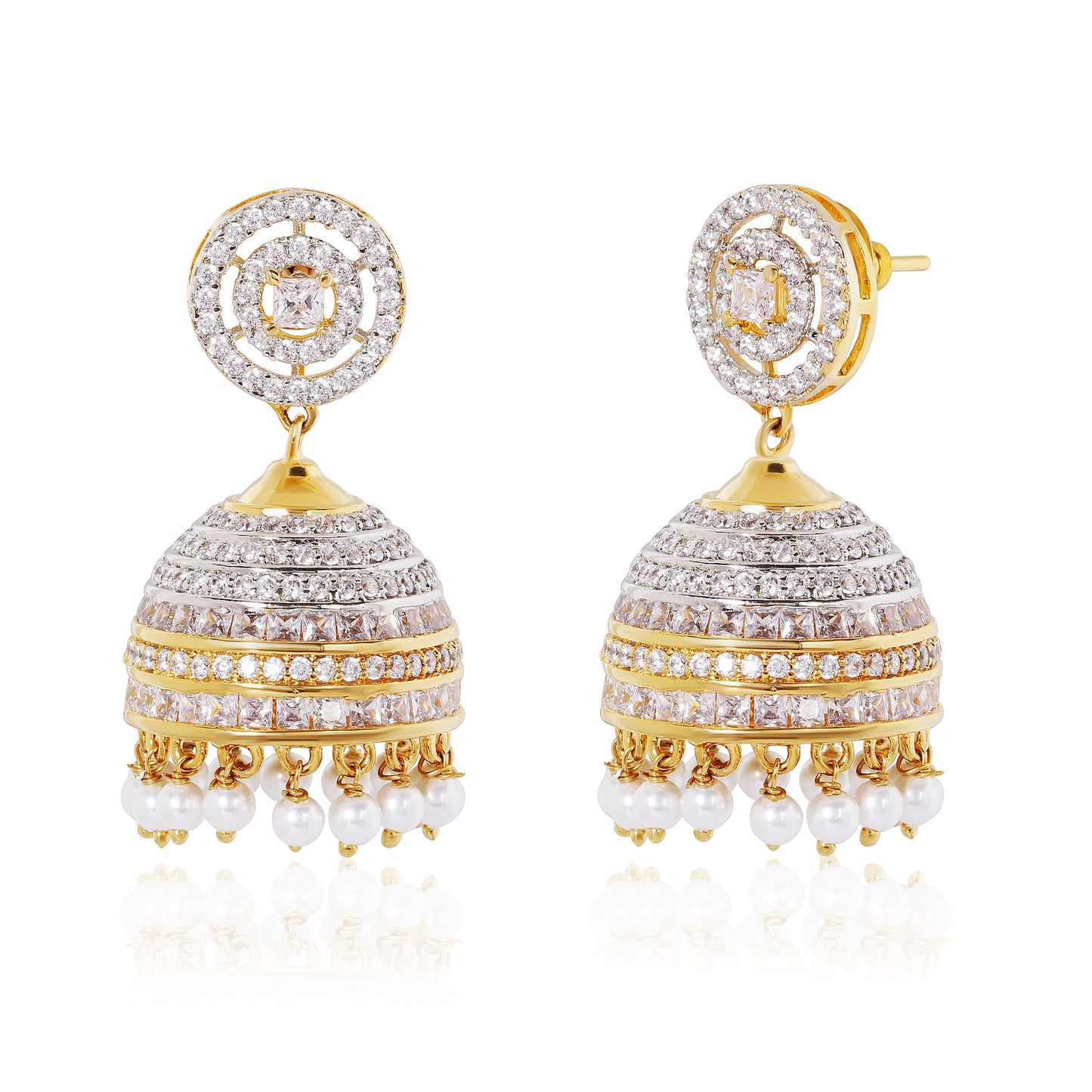 Isha Jhumkas - Gold