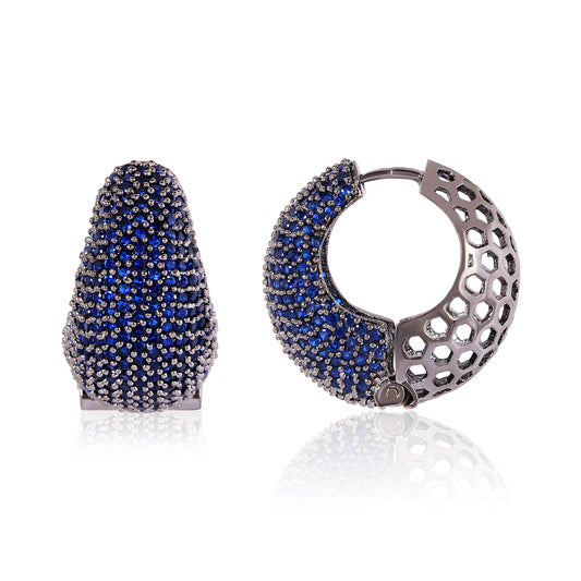 Moonlight Earrings - Blue
