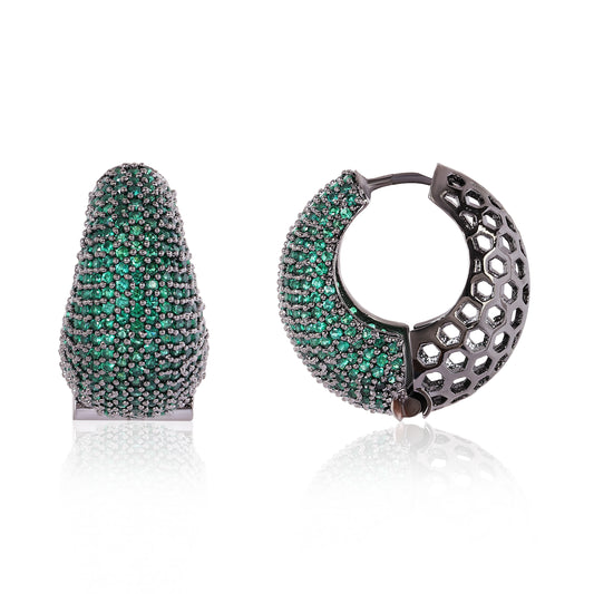 Moonlight Earrings - Green