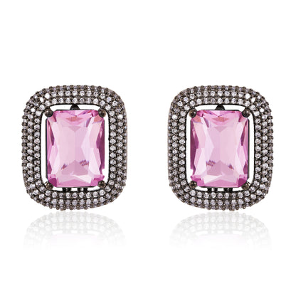 Glitz Studs - Pink