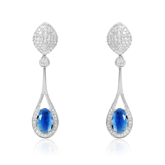 Muse Dangler earrings - Blue