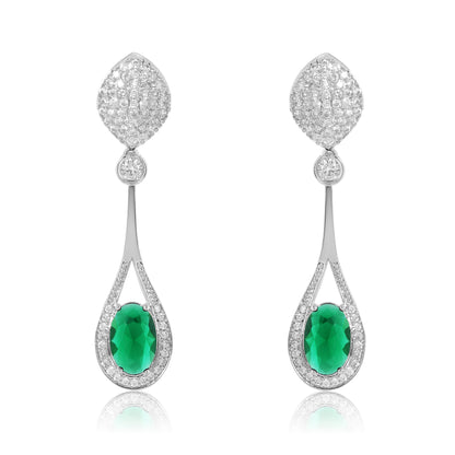 Muse Dangler earrings - Green