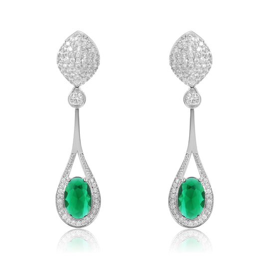 Muse Dangler earrings - Green
