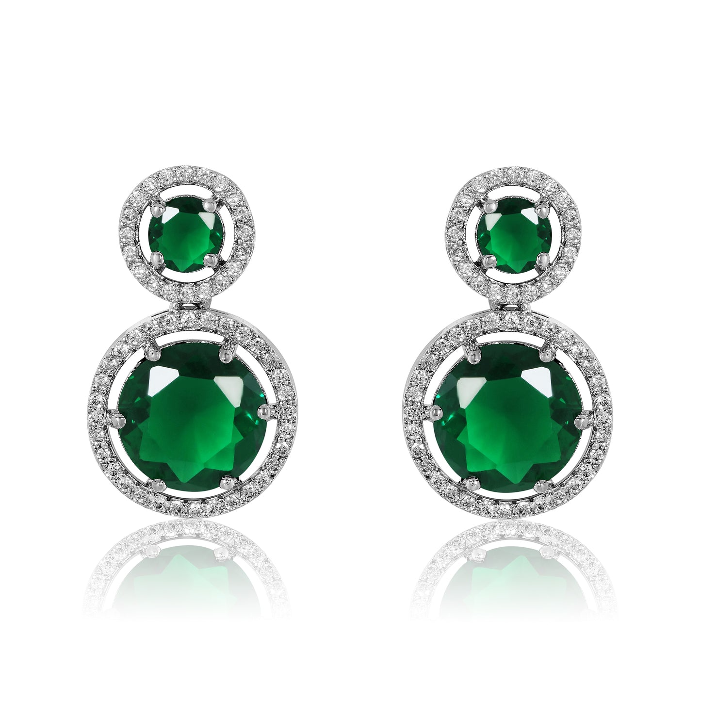 Azra Earrings - Green