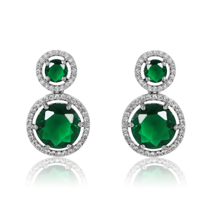 Azra Earrings - Green