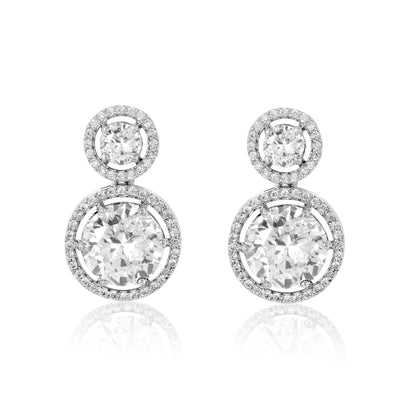 Azra Earrings - White