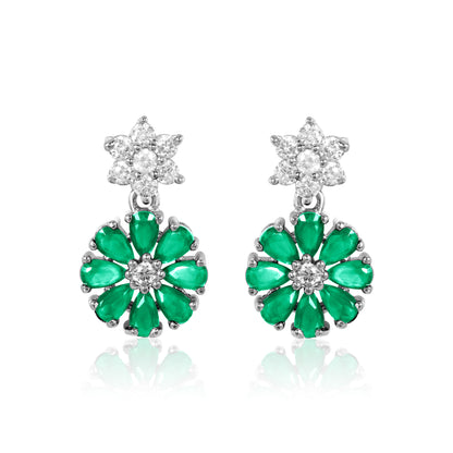 Ira Earrings - Green