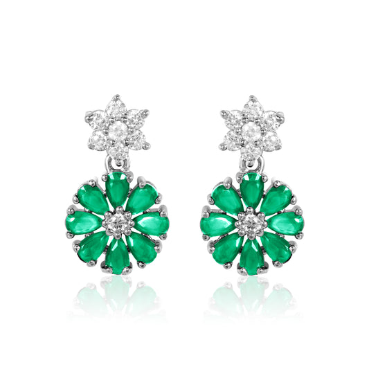 Ira Earrings - Green