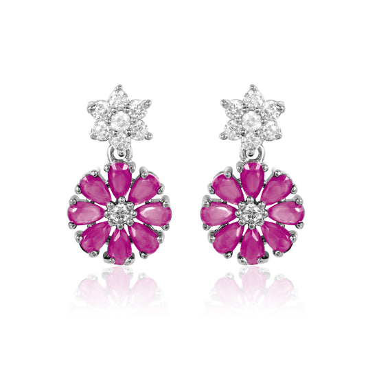 Ira Earrings - Pink