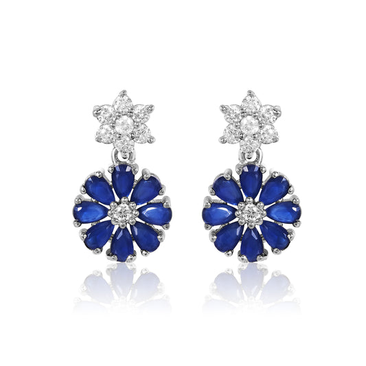 Ira Earrings - Blue