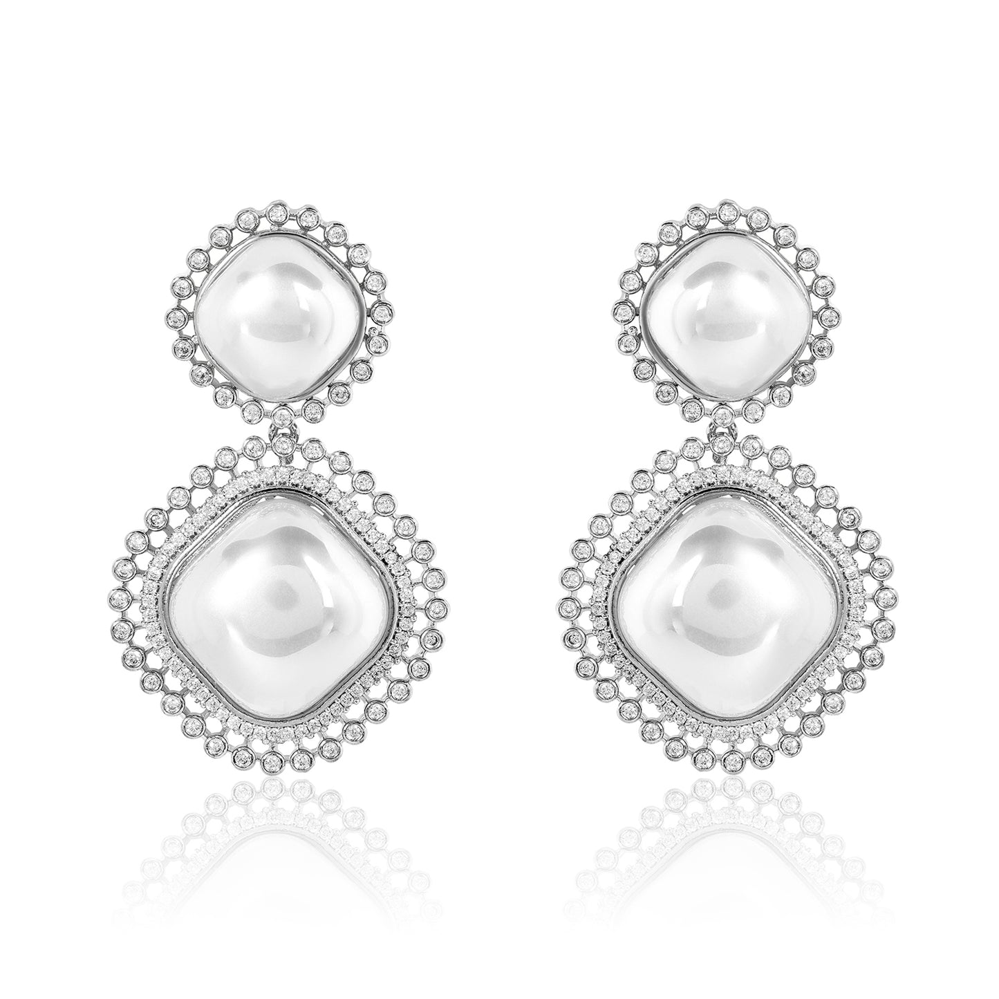 Subtle Stone Drop - White