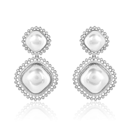 Subtle Stone Drop - White