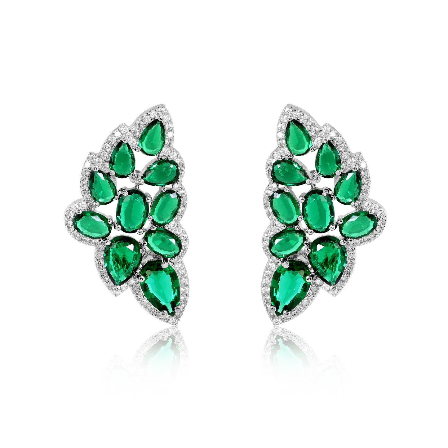 Vinea Earrings - Green