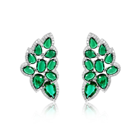 Vinea Earrings - Green