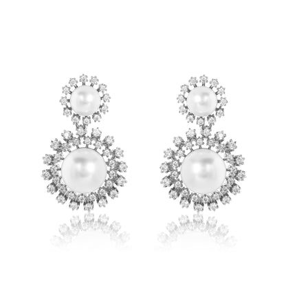 Galaxy Dust Earrings - Silver