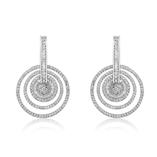 Reem Earrings - Big - Silver