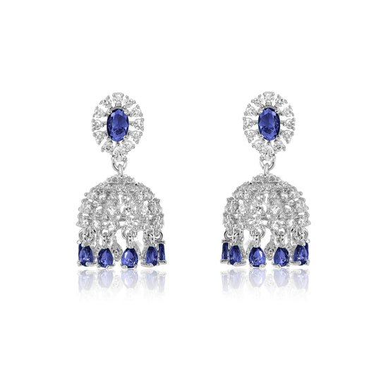 Naira Jhumkas - Blue