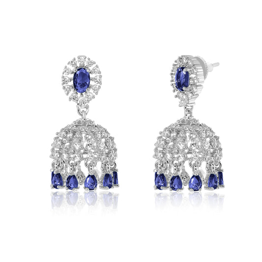 Naira Jhumkas - Blue