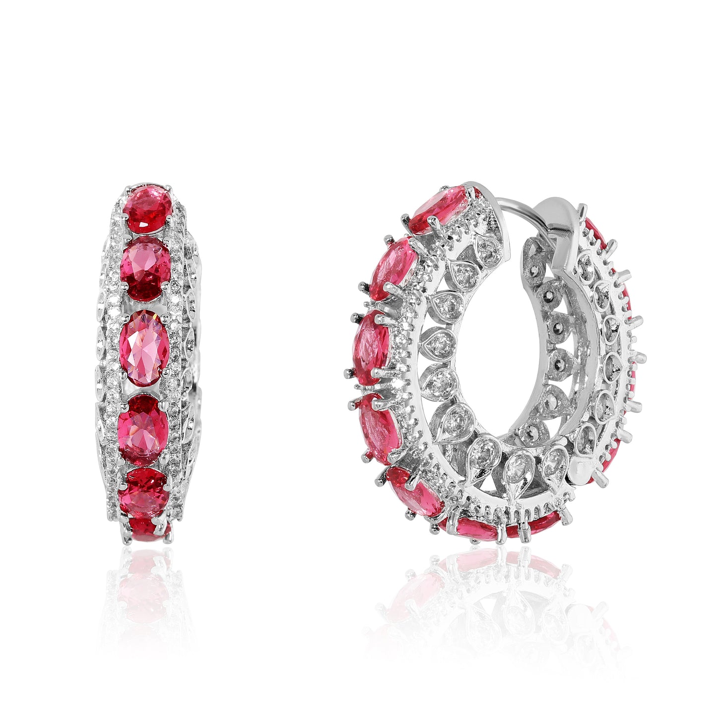 Noorika Hoops - Ruby Red