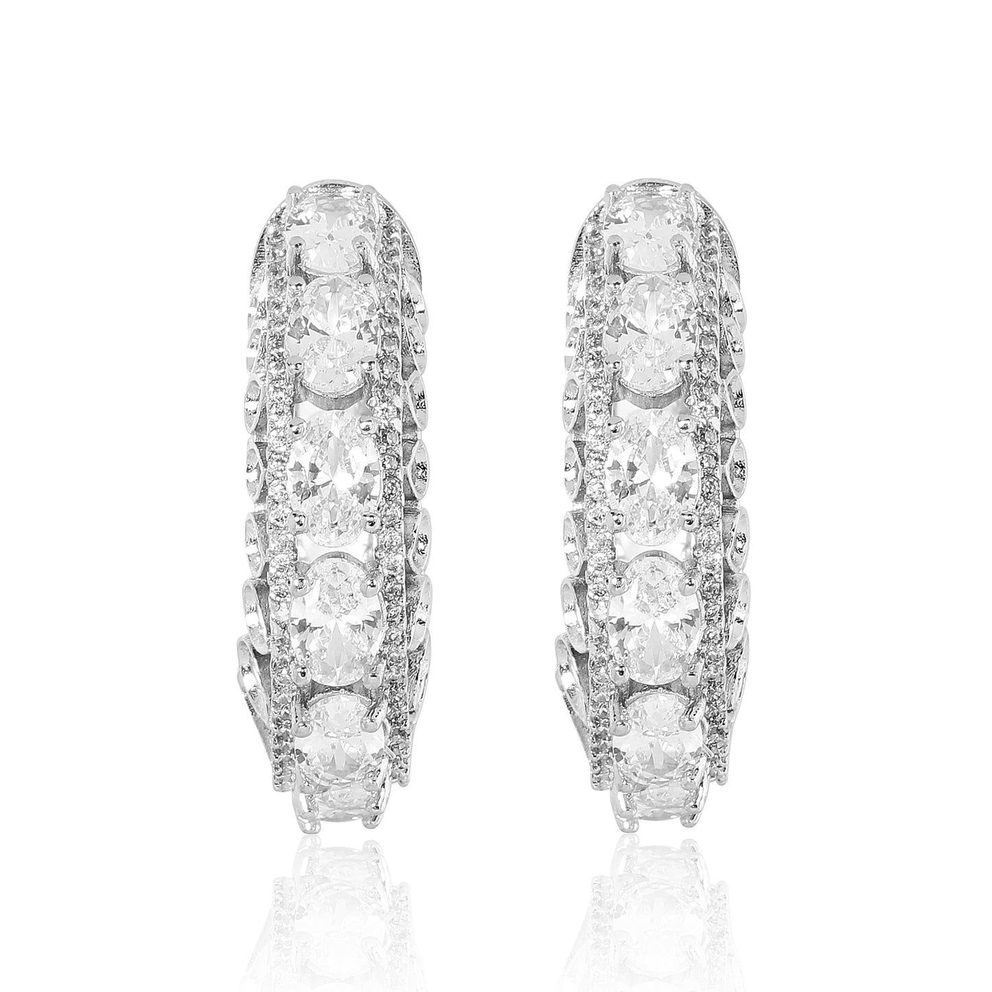 Noorika Hoops - Silver