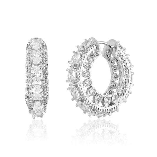 Noorika Hoops - Silver