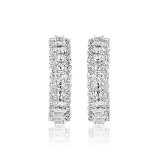 Royal Arc Hoops - Silver