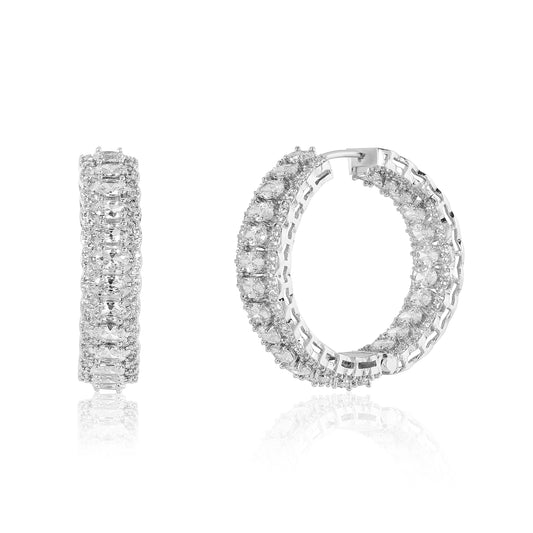 Royal Arc Hoops - Silver